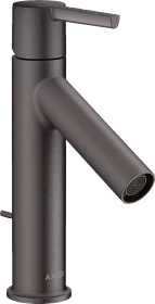 Hansgrohe Axor Starck Einhebel-Waschtischmischer 100 CoolStart mit Hebelgriff und Zugstangen-Ablaufgarnitur brushed black chrome