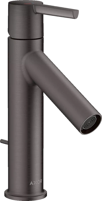 Hansgrohe Axor Starck Einhebel-Waschtischmischer 100 CoolStart mit Hebelgriff und Zugstangen-Ablaufgarnitur brushed black chrome
