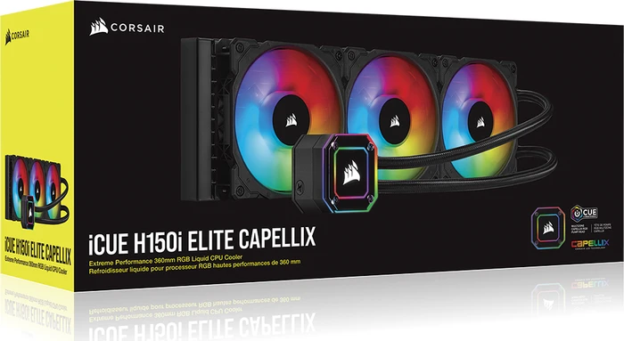 Corsair iCUE H150i Elite Capellix, schwarz