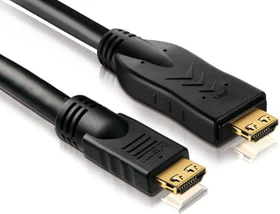 PureLink PureInstall High Speed mit Ethernet HDMI 1.4 Kabel schwarz, 25m