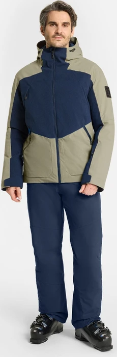 Ziener Tobin-Z Skijacke dark navy cord/sandstone (Herren)