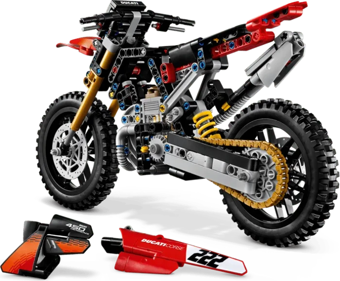 LEGO Technic - Ducati Desmo450 MX Factory Motorrad