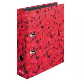 Herlitz maX.file Ordner 2-Ring mit Motiv, 80mm, A4, Himbeeren