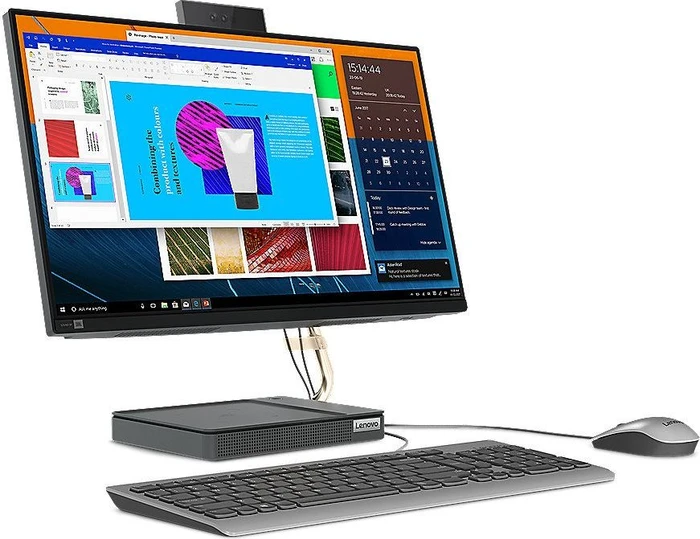 Lenovo IdeaCentre AIO 5 24ALC6, Graphite Grey, Ryzen 7 5700U, 16GB RAM, 512GB SSD, DE