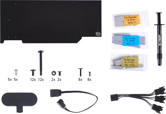 Alphacool Eiswolf 2 AiO 360mm RTX 3080/3090 Suprim X mit Backplate
