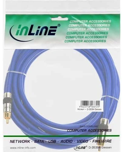 InLine Cinch Video Kabel 25m