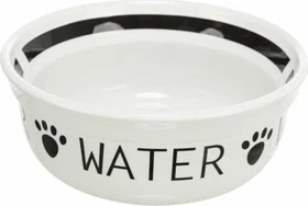 Trixie Keramiknapf, 15cm, 0.6l, weiß/schwarz