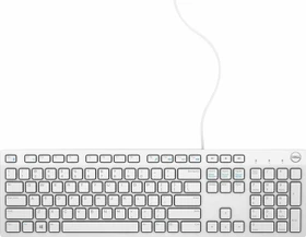 Dell KB216 Multimedia Keyboard, weiß, USB, US (580-ADGM)