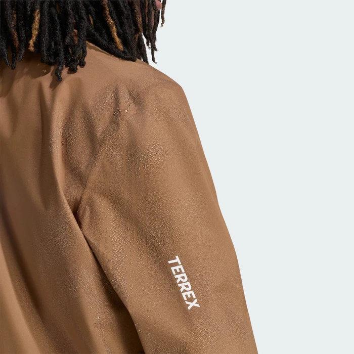 adidas Terrex Multi Essentials 2L Funktionsjacke brown oxide (Herren)