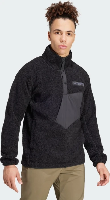 adidas Terrex Xploric High Pile Fleece Pullover schwarz (Herren)