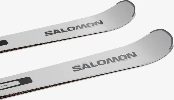 Salomon Addikt Pro 66 + MI12 GW white/race blue (inkl. Bindung) (Modell 2025/2026)