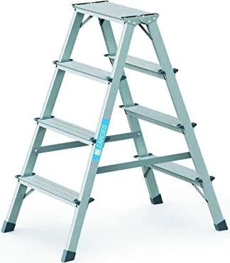 Zarges Scana B Alu 2-tlg. Stehleiter, 2x 4 Stufen