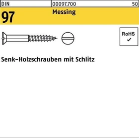 Reyher DIN 97 Schlitz Holzschraube, 3x8mm, 200 Stück