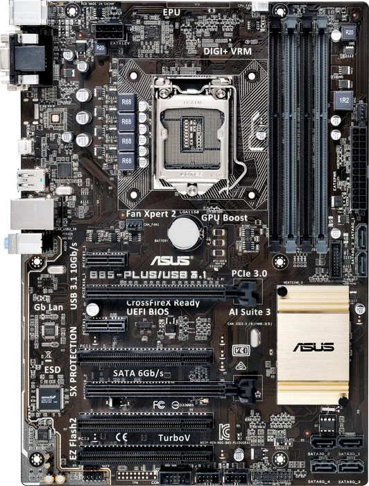 ASUS B85-Plus/USB 3.1 (Intel 1150)