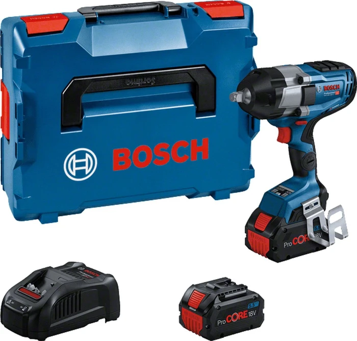 Bosch Professional GDS 18V-1000 BITURBO Akku-Schlagschrauber inkl. L-Boxx + 2 Akkus 5.5Ah