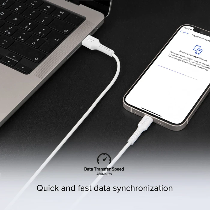 SBS Mobile USB Adapterkabel, USB 2.0, 480Mb/s, USB-A [Stecker] auf USB-C [Stecker], 1m