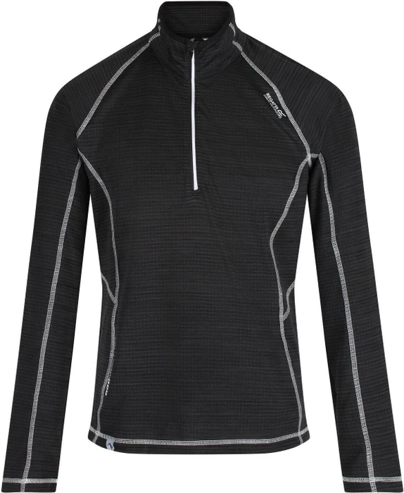 Regatta Yonder Funktionsshirt langarm schwarz (Herren)