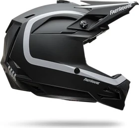 Bell Full-10 MIPS Fasthouse Stripe Fullface-Helm schwarz/weiß