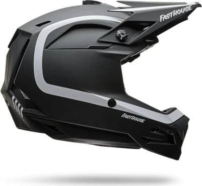 Bell Full-10 MIPS Fasthouse Stripe Fullface-Helm schwarz/weiß