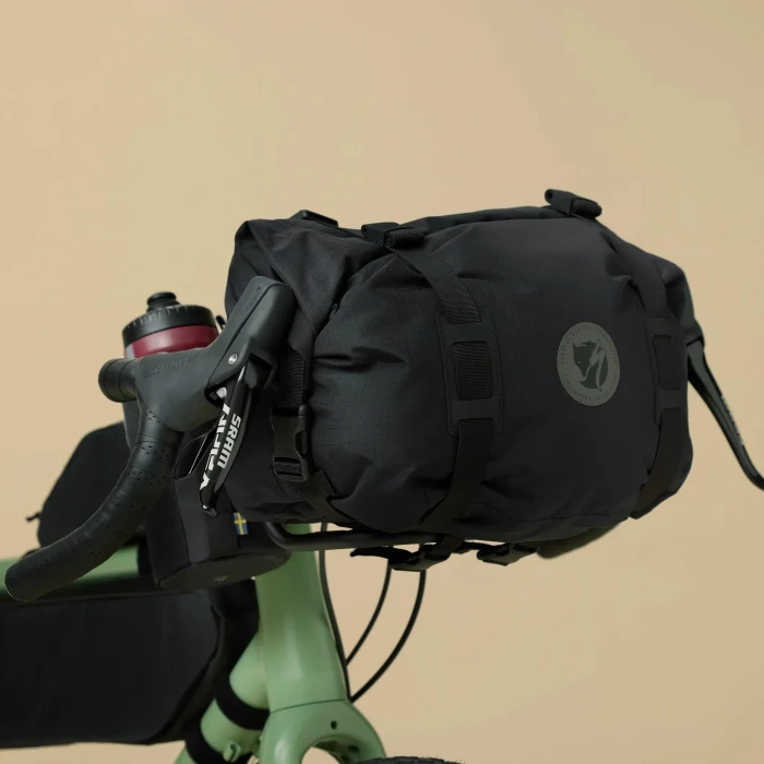 Fjällräven Hoja Handlebar Rolltop Lenkertasche schwarz