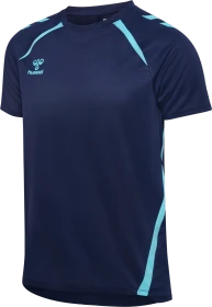 hummel Lead 2.0 Funktionsshirt kurzarm marine/blue fish (Herren)