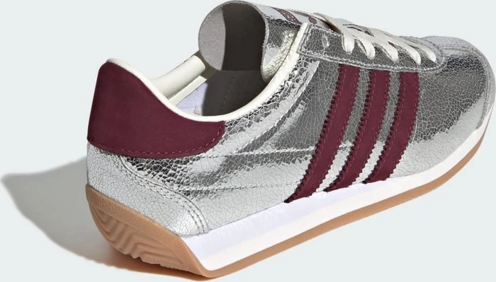 adidas Country OG silver metallic/maroon/off white