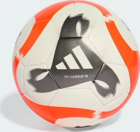 adidas Tiro League Fußball white/iron metallic/solar orange