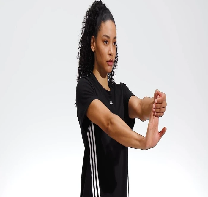 adidas Trainicons 3-Streifen Funktionsshirt kurzarm schwarz/weiß (Damen)