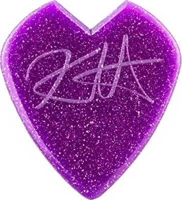 Dunlop Kirk Hammett Jazz III Pick Purple Sparkle, 6-Pack