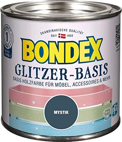 Bondex Glitzer-Basis Holzfarbe Innen Holzschutzmittel, 500ml