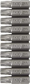 Wera DIY 867/1 Z Torx Bit 1/4", T30x25mm, 10 Stück