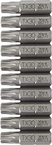 Wera DIY 867/1 Z Torx Bit 1/4", T30x25mm, 10 Stück