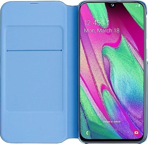Samsung Wallet Cover für Galaxy A40 schwarz