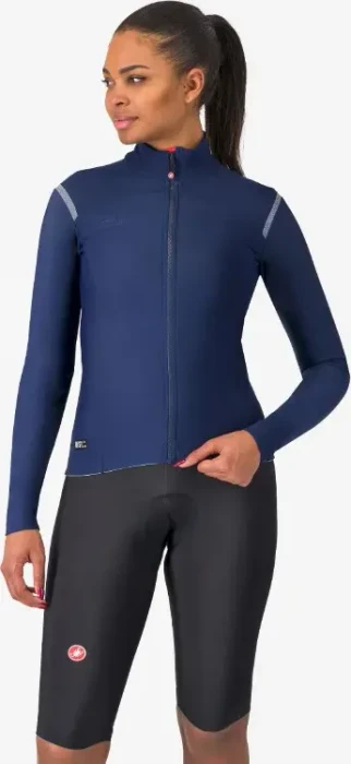 Castelli Omloop Thermal DT Bibshort Fahrradhose kurz schwarz (Damen)