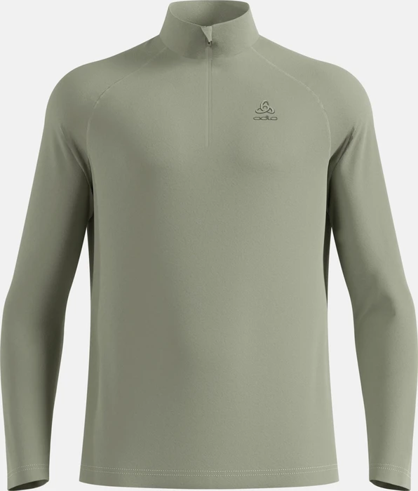 Odlo Rigi Mid Layer Half Zip Laufshirt langarm shadow (Herren)