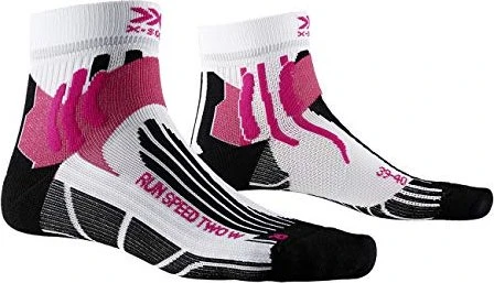 X-Bionic Run Speed Two Laufsocken arctic white/opal black (Damen)