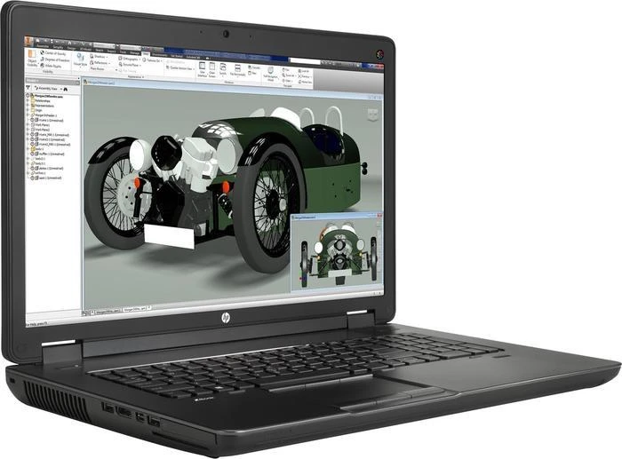 HP ZBook 17 G2, Core i7-4710MQ, 8GB RAM, 256GB SSD, Quadro K3100M, DE