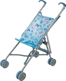 Idena Puppenbuggy Bärchen Motiv blau