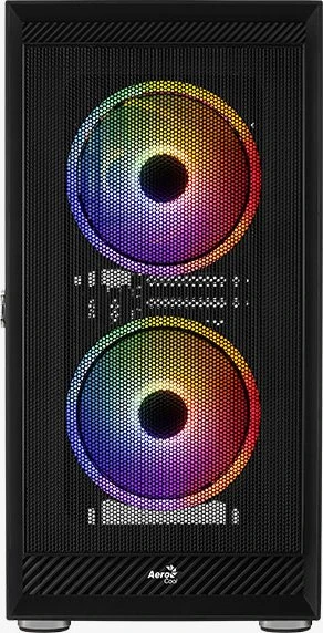 AeroCool Graphite, Lüfter LED RGB, Glasfenster