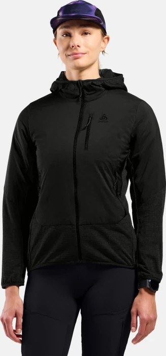 Odlo Ascent Wool Insulated Hybrid Funktionsjacke schwarz (Damen)