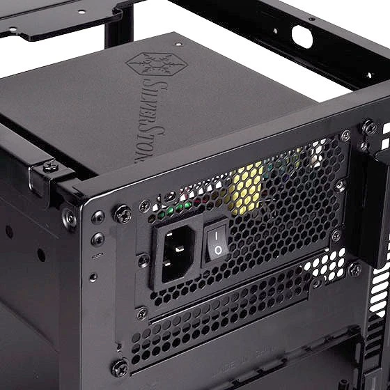 SilverStone PP08 SFX zu ATX Netzteil Adapter, schwarz