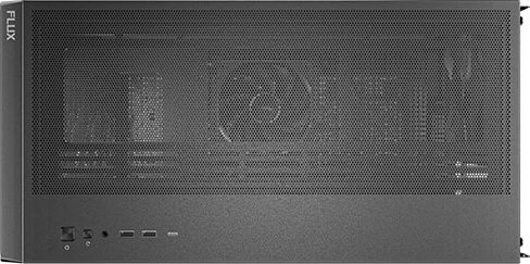 Antec Flux, schwarz/braun, Glasfenster