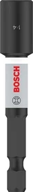 Bosch Professional PRO Nutsetter Impact Außensechskant Steckschlüssel 1/4", 1/4"x65mm, 1 Stück