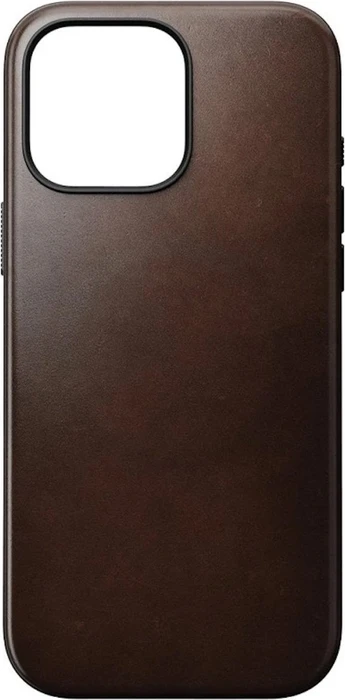 Nomad Modern Horween Leather Case für Apple iPhone 16 Pro Max Rustic Brown