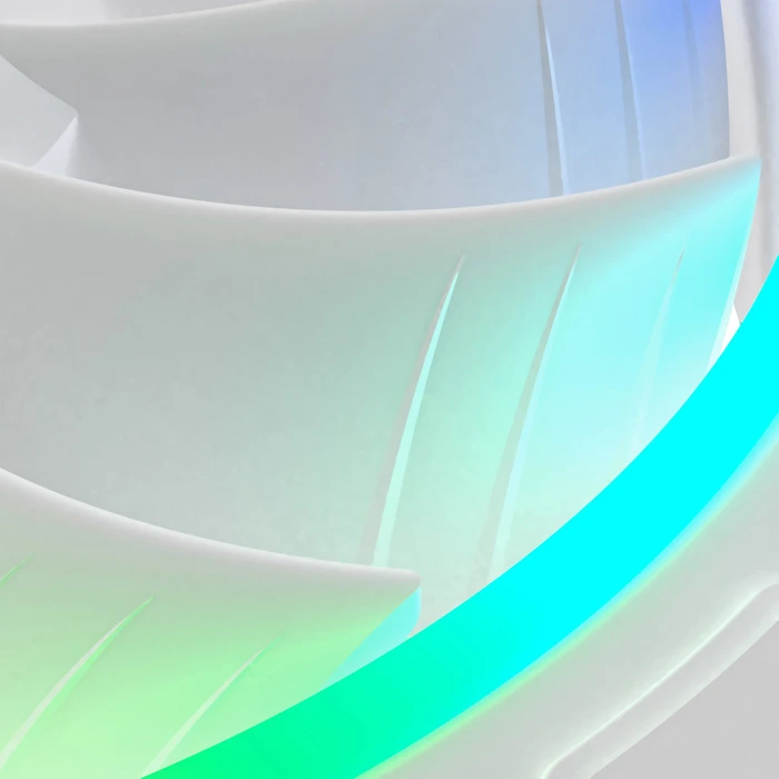 Alpenföhn Wing Boost 3 ARGB White Edition Triple, weiß, LED-Steuerung, Fernbedienung, 120mm, 3er-Pack