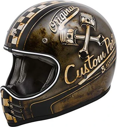 Premier Helmets Trophy MX OP matt schwarz/weiß/braun