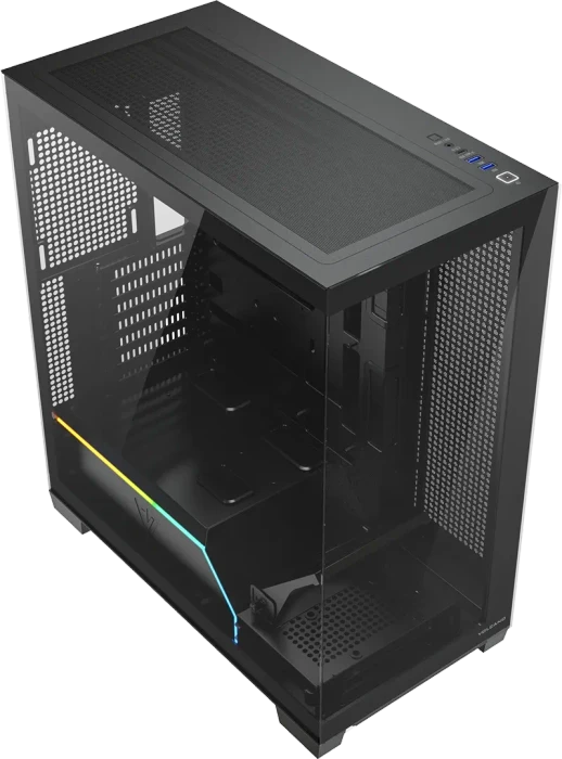 Modecom Volcano Stellar Plus NF Black, Glasfenster