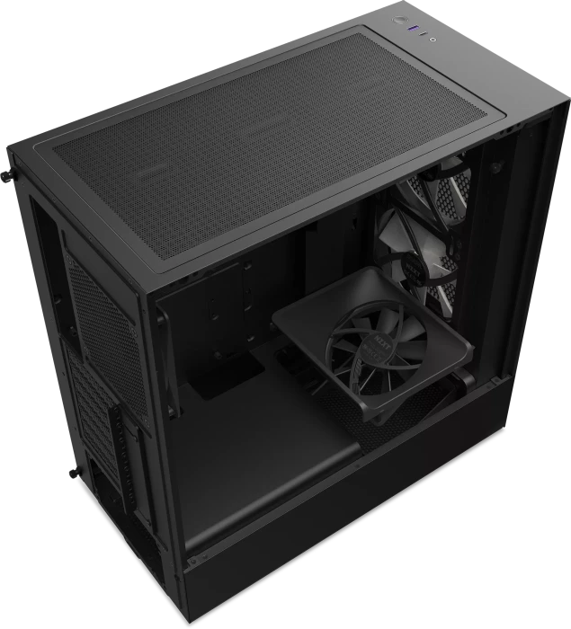 NZXT H5 Flow RGB, schwarz, Glasfenster