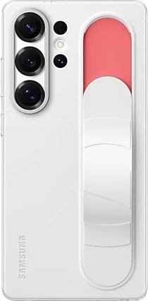 Samsung Standing Grip Case für Galaxy S25 Ultra weiß