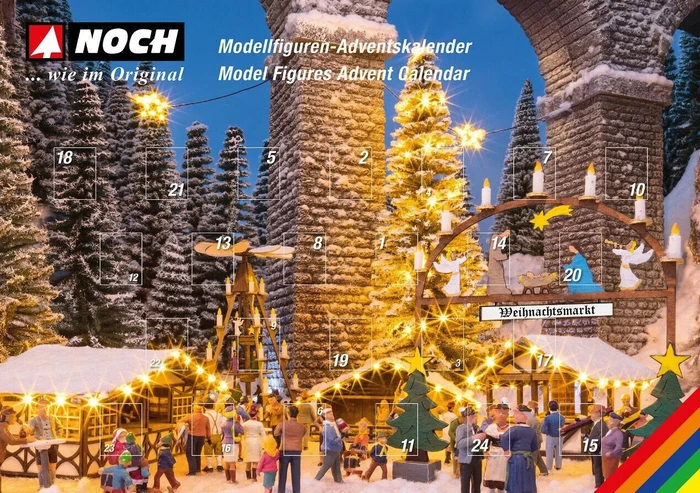Noch Figuren-Adventskalender H0 2022